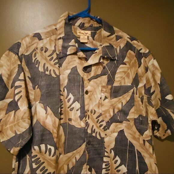 Panama Jack Hawaiian Shortsleeved Button Up Men’s Shirt Size Large - Picture 6 of 6